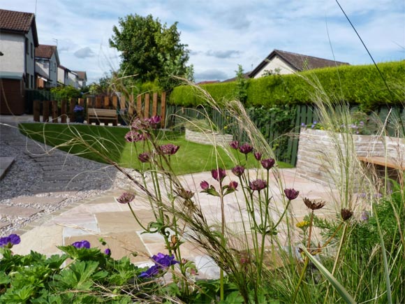 One of the many gardens which we have successfully designed and lovingly built over the years