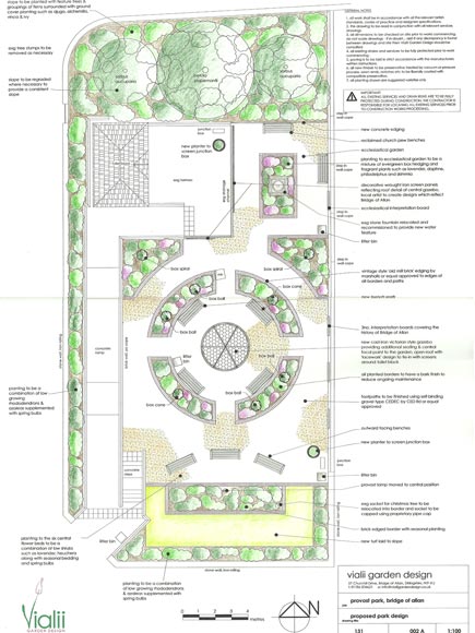The design for the new Provost's Park