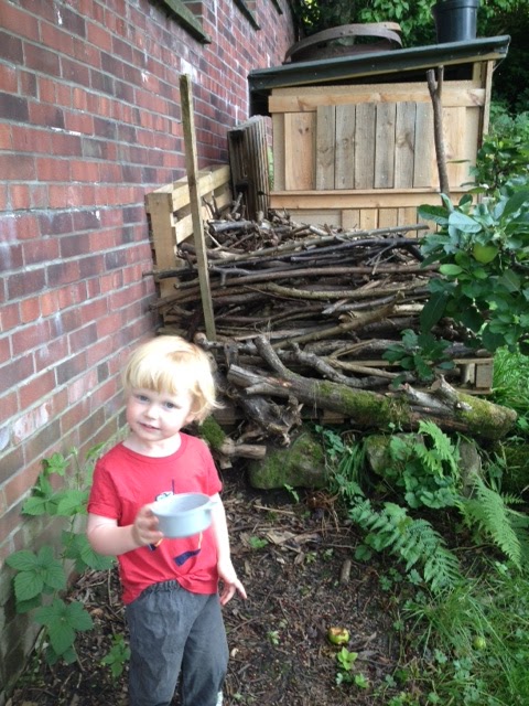 Euan found the perfect location for a spot of seed bombing!