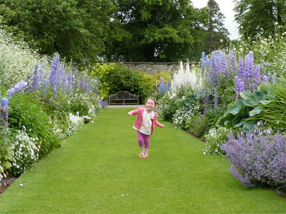 Herbaceous border at Levens Hall