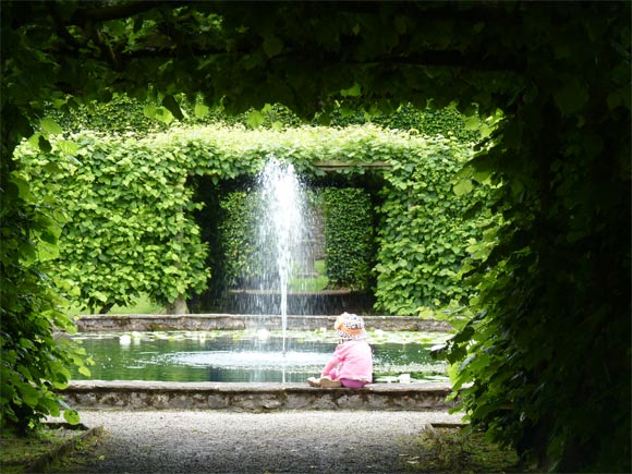 Water features at Levens Hall