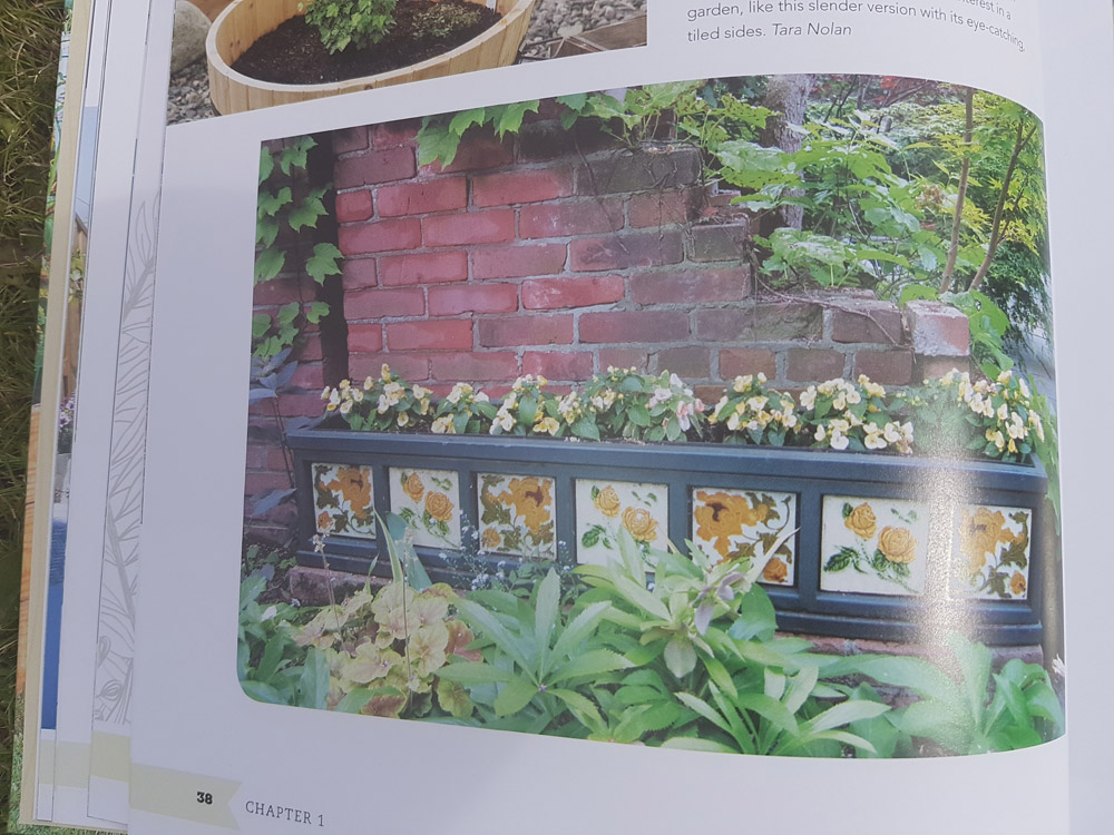 A tiled raised bed