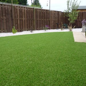 After: a lawn for all weathers