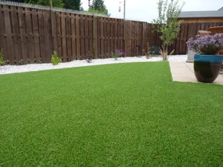 After: a lawn for all weathers