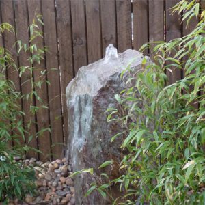 A water feature is a great focal point