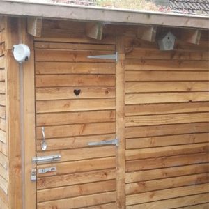 The completed shed