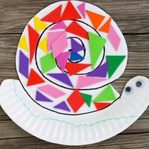 Make A Paper Plate Snail