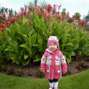 Lulu providing a tour of Logan Botanic Gardens