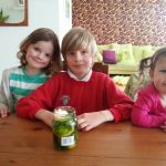 I was joined by my clever friends Dylan & Maisie to help make our midgie candle