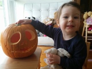 Me and my Jack Skellington pumpkin