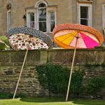 Beautiful garden parasol