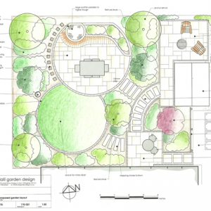 A design for a phased garden in Stirling