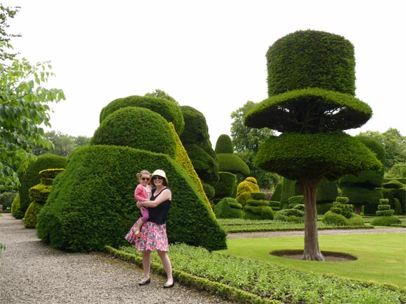 The amazing topiary at Levens Hall Gardens