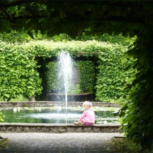 Water features at Levens Hall