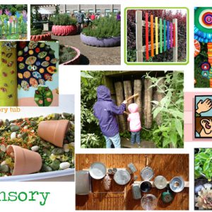 Sensory garden moodboard