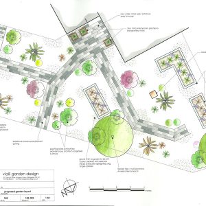 Our design for a contemporary front garden