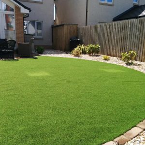 The new artificial grass is no maintenance