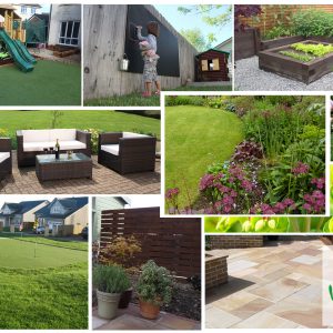 Moodboard for a golf lovers garden
