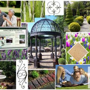 Our moodboard for Provost's Park