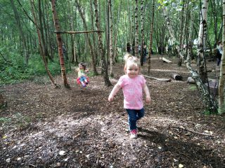 We love exploring in the Children's Wood