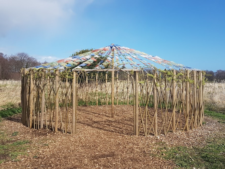 Willow yurt