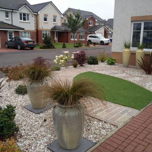 Low maintenance front garden