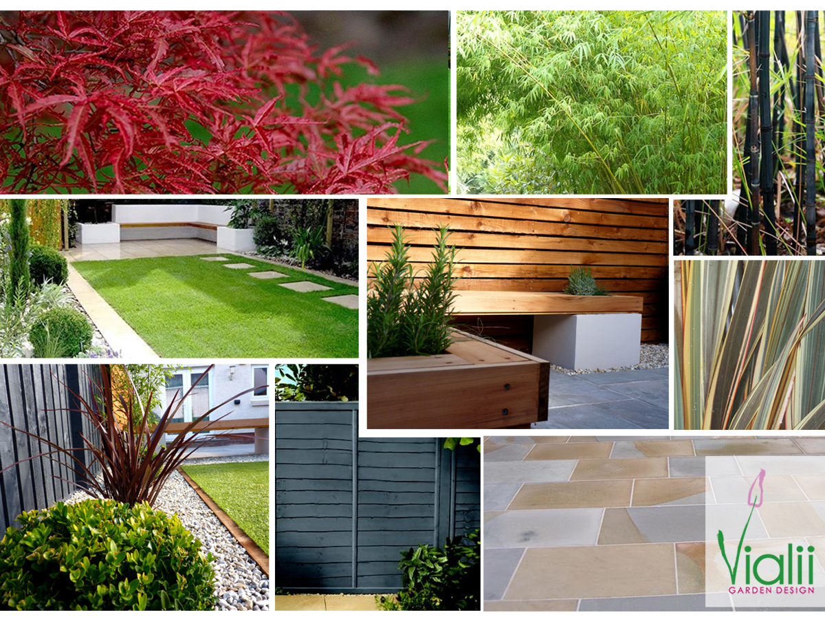 Townhouse-Garden-Moodboard - Vialii Gardens