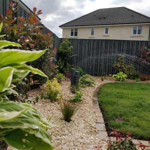 New gravel borders are filled with beautiful planting