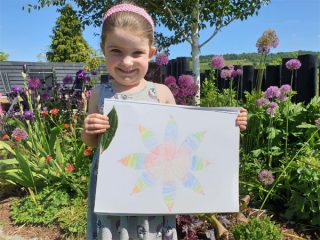 The completed picture - well done Tilda, it looks amazing!