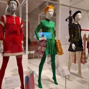 The Mary Quant exhibition is packed full of glorious fashions!