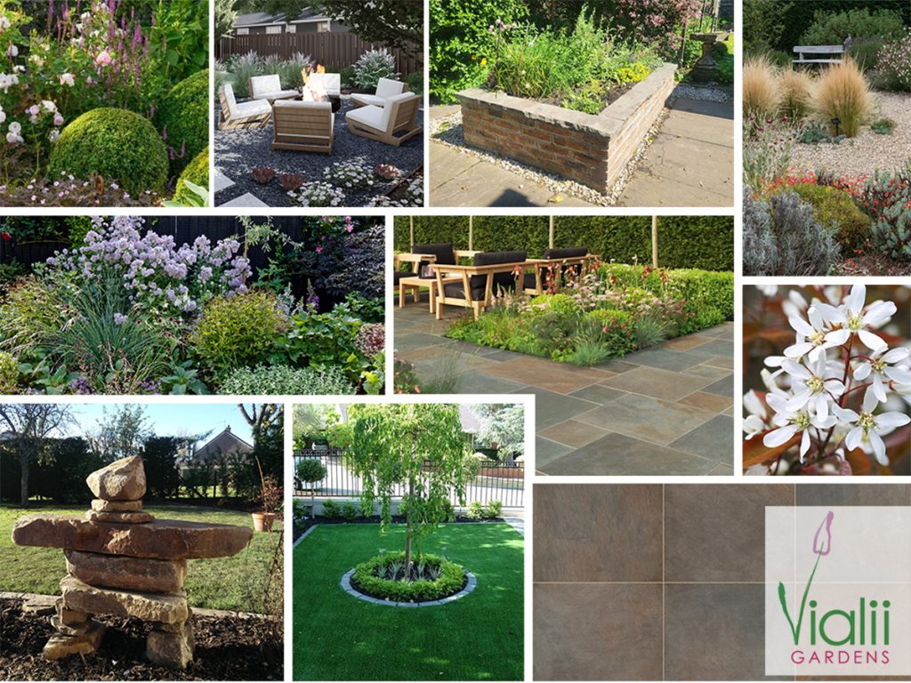 The moodboard for the Inukshuk garden