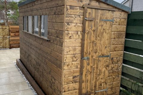 The new bespoke shed