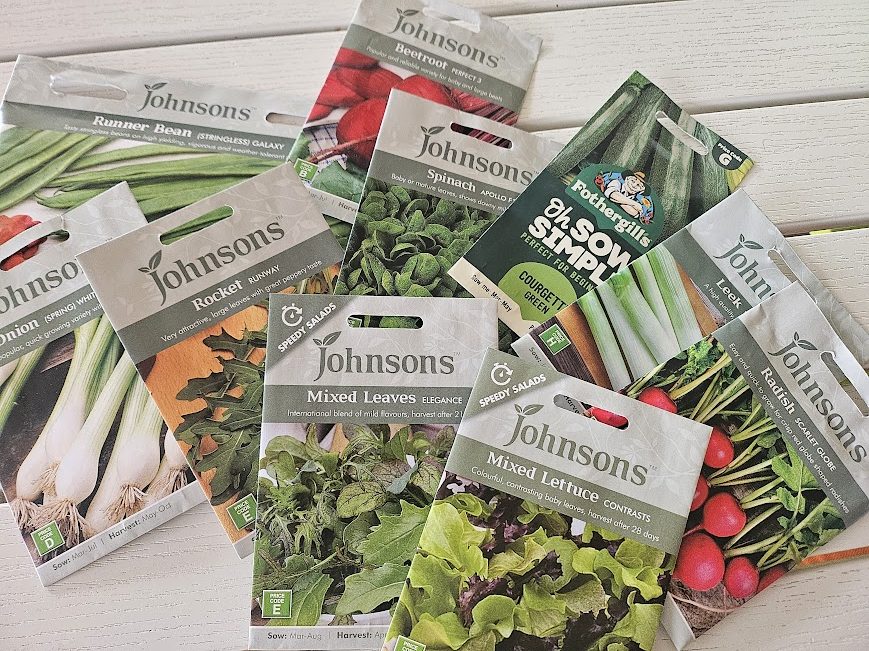 A nice selection of easy to grow veg